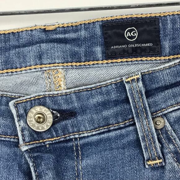 AG Adriano Goldschmied The Stevie Ankle Slim Straight Released Hem Jeans sz 27 - Picture 10 of 10